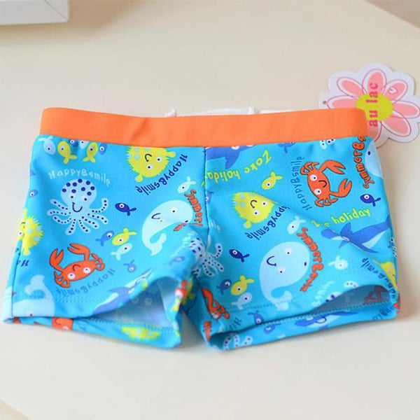 Nautical Print Swimming Trunks