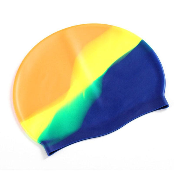 Silicone Gradient Color Swimming Cap