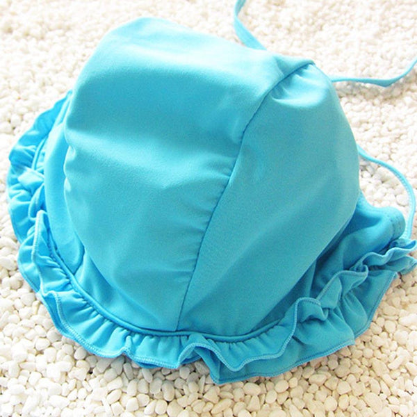 Baby Girl's Siamese Skrit & Sweet Lace Swimwear Set