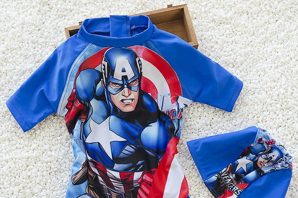 Marvel The Avengers Print Swimwear Set