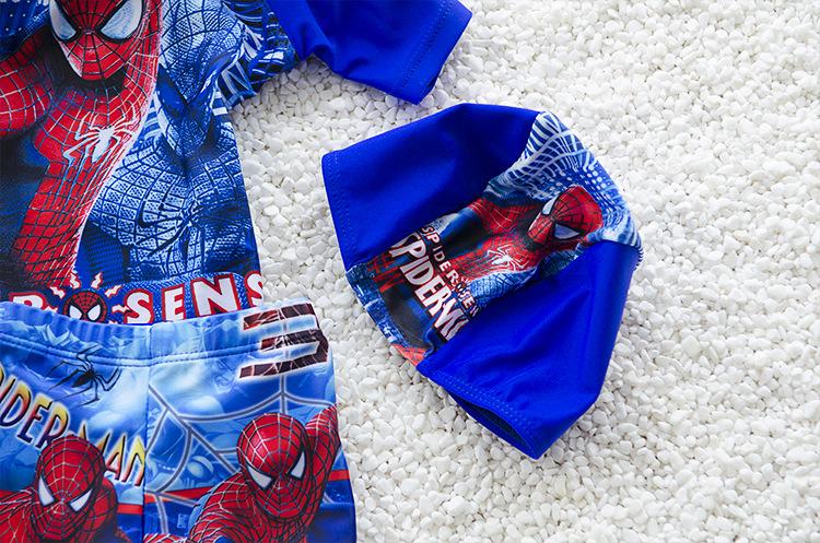 Spider Man Print Kid's Swimwear Set