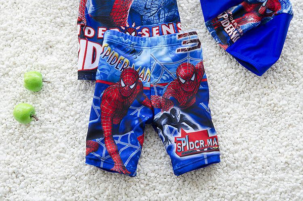 Spider Man Print Kid's Swimwear Set