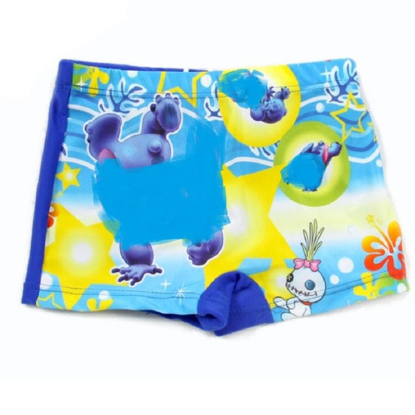 Boy's Cartoon Swimming Trunks