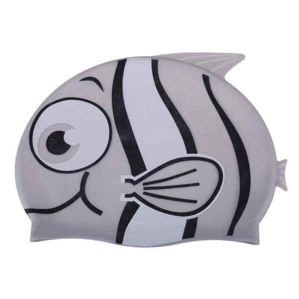 Lovely Fish Cartoon Print Swimming Cap