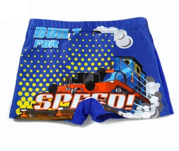 Boy's Cartoon Swimming Trunks