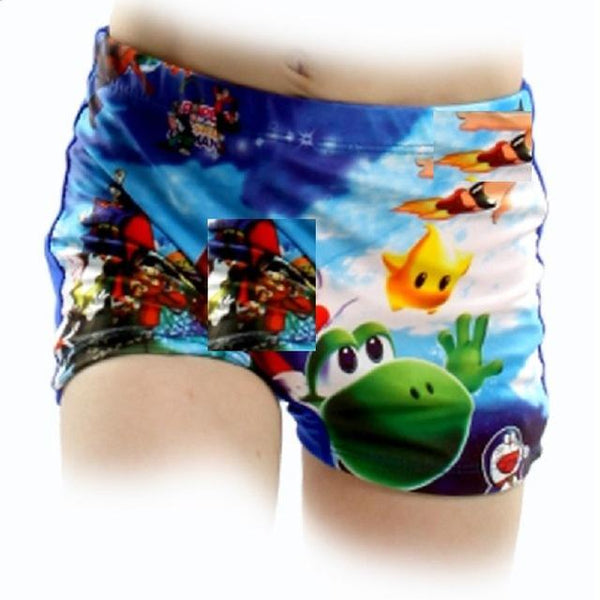 Boy's Cartoon Swimming Trunks