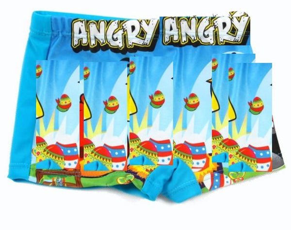 Boy's Cartoon Swimming Trunks