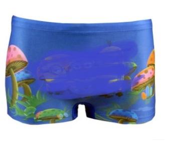 Boy's Cartoon Swimming Trunks