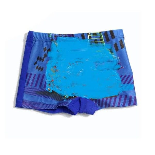 Boy's Cartoon Swimming Trunks