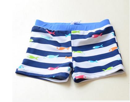 Nautical Print Swimming Trunks