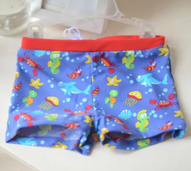 Nautical Print Swimming Trunks