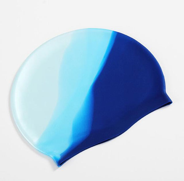 Silicone Gradient Color Swimming Cap
