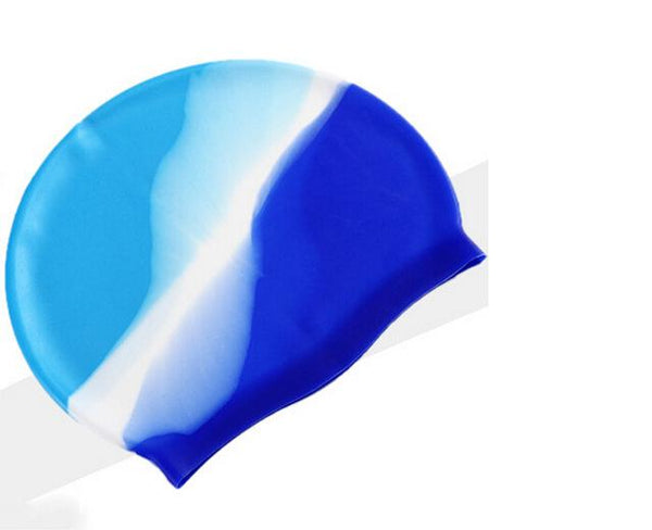 Silicone Gradient Color Swimming Cap