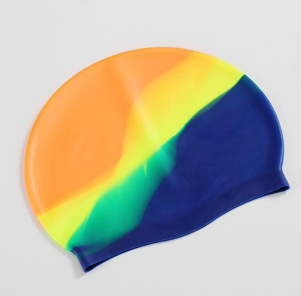 Silicone Gradient Color Swimming Cap