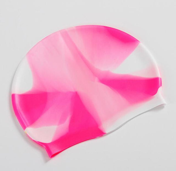 Silicone Gradient Color Swimming Cap