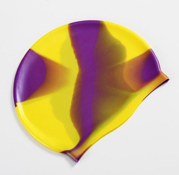 Silicone Gradient Color Swimming Cap
