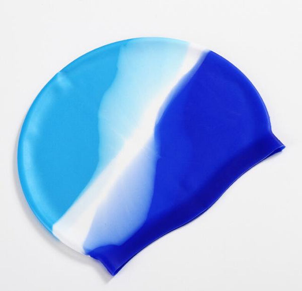 Silicone Gradient Color Swimming Cap