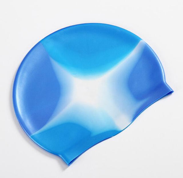 Silicone Gradient Color Swimming Cap