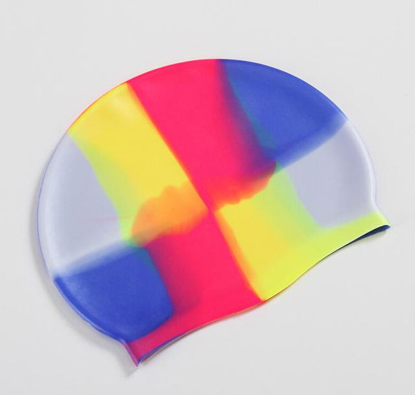 Silicone Gradient Color Swimming Cap