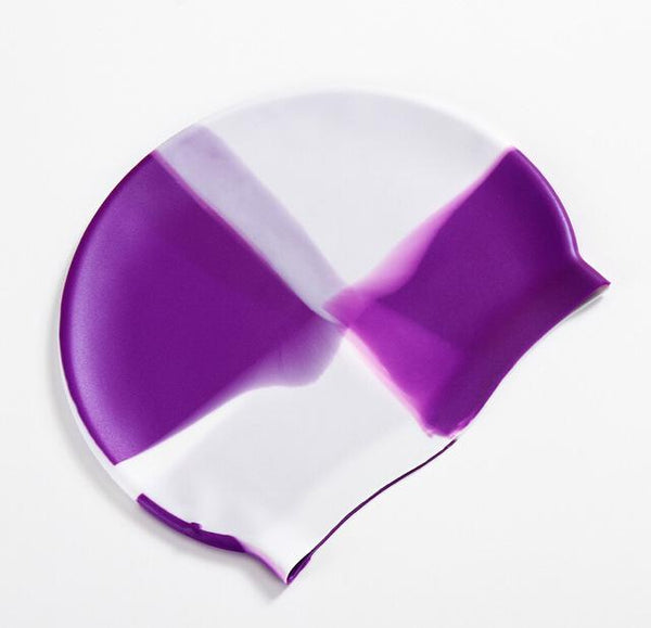 Silicone Gradient Color Swimming Cap