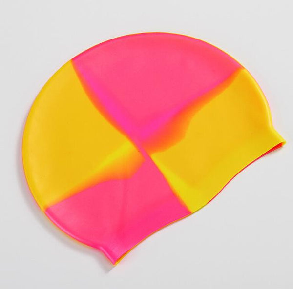 Silicone Gradient Color Swimming Cap