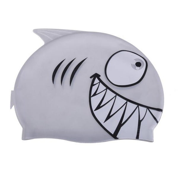Lovely Fish Cartoon Print Swimming Cap