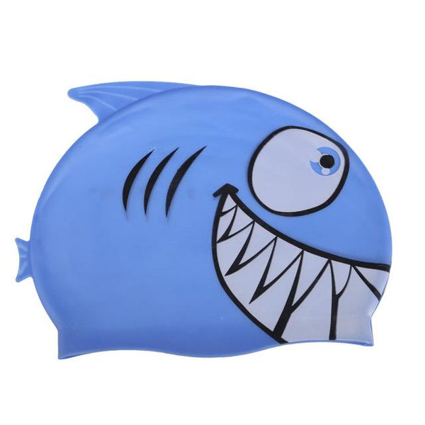 Lovely Fish Cartoon Print Swimming Cap