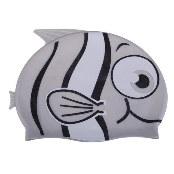 Lovely Fish Cartoon Print Swimming Cap