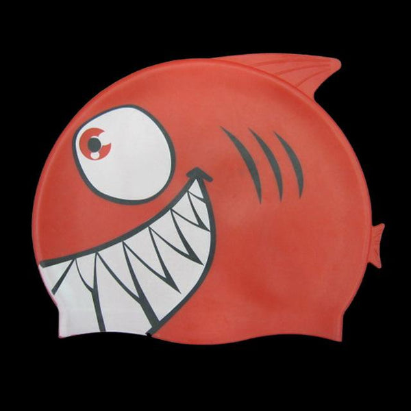 Lovely Fish Cartoon Print Swimming Cap