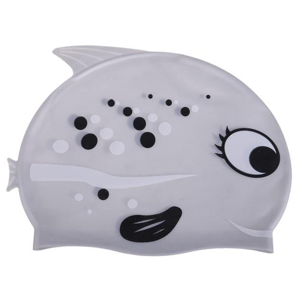 Lovely Fish Cartoon Print Swimming Cap