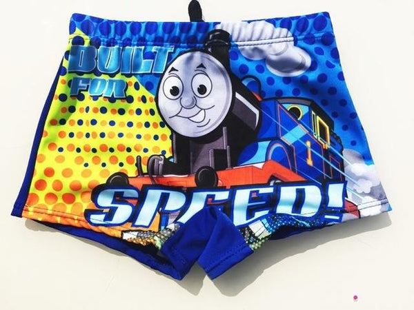 Super Heroes Series Print Swimming Trunks